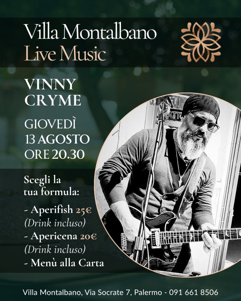 Live Vinny Cryme Villa Montalbano